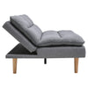 Modern Linen Grey Upholstered 3 Seater Sofa Bed Recliner Sofabed Sleeper Sofas
