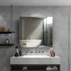 LED Bathroom Mirror Cabinet Storage with Demister Pad Shaver Socket Touch Sensor