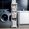 Rolling Laundry Sorter Cart Washing Basket Clothes Hamper Storage Bin On Wheels