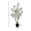 Large 105cm Tall Artificial Sakura Tree In/Outdoor Tall Home House Plants in Pot