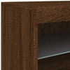 Tidyard Sideboard Side Cabinet Buffet Cabinet Floor Cupboard for Dining P1N9