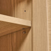 Large Wide Sideboard Cabinet Storage with 8 Shelves Compartments Rattan Cupboard