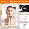 Hollywood Makeup Mirror Vanity Mirror with 12 Lights LED 3 Color Light