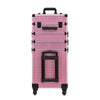 Large Makeup Trolley Case Beauty Vanity Hairdressing Case on Wheels with Drawers
