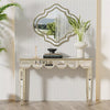 Mirrored Console Table Glass Dressing Table Bedroom Bevelled Venetian Furniture