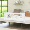 Toddlers 120CM Foldable Bed Rail Kids Bedrail Guard-White