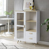 White Wooden Free Standing Cabinet Hallway Living Room Bedroom Shelf Drawer Door