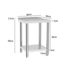 Stainless Steel Commercial Catering Table Work Bench Food Prep Kitchen Shelf UK