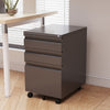 Lockable Office Home Filing Cabinet Cupboard on Castors Chest Drawers Storage