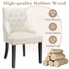 Kitchen Button-Tufted Dining Chair Upholstered Side Chair Modern Accent Chair