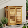 Wooden Garden Shed Outdoor Store Cupboard Storage Gardening Tools Wood Cabinet
