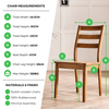 Lynton 2x Dark Walnut Effect Solid Wood Dining Chairs