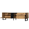 TV Cabinet Stand Storage Entertainment Unit w/ Drawer For Living Room Wood 180cm