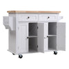 Kitchen Trolley Cart Rolling Island Cart Serving Cart Large Storage Wine Rack