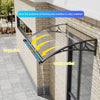 Door Canopy Awning Shelter Outdoor Porch Patio Front Back Window Roof Rain Cover