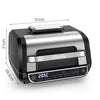 6L Health Grill & Air Fryer 8 in 1 Oven Cooker With 8 Cooking Functions Oil Zrrq