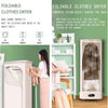 Portable Clothes Dryer&Ironing Machine 360° Steam Disinfection 4h Timer Fast Dry