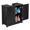 Black Under Sink Basin Cabinet Cupboard Bathroom Furniture Storage Unit