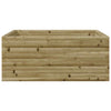 Garden Planter 110x110x46 Impregnated Wood Pine F9P5