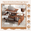Lift Top Coffee Table Pull up Coffee Table with Storage-Coffee