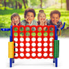 Giant 4 in a Row Game Jumbo Connect 4 Garden Games 42 Rings Basketball Hoop Blue