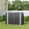 Garbage Shed Bike Bicycle Shed Lockable Garden Storage Shed Pent Roof Anthracite