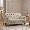 Dusk Hebden Cream Linen 2 Seater Sofa RRP £1100