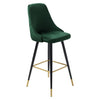 2 Pcs Bar Stools Velvet Breakfast High Stool Kitchen Pub Chairs Modern Furniture