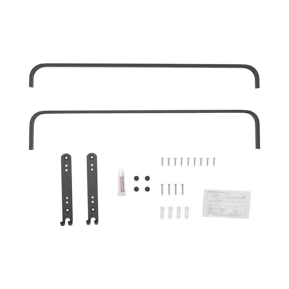 2/3 Tier Aluminum Basket Shower Rack Bathroom Storage Shelf Towel Rail Holder