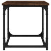 Side Table Smoked Oak 40x40x40 cm Engineered Wood