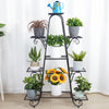 9-Tier Metal Plant Stand Garden Shelves Pot Holder Display Rack Storage