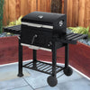 Large Charcoal Outdoor Smoker BBQ Portable Garden Barbecue Grills With Side Rack