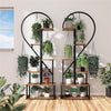 6-Tier Heart Plant Stand Garden Flower Pots Display Ladder Rack Shelf