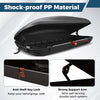 Hard Shell Car Mount Storage Case Rooftop Cargo Carrier-Black