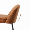 2X Breakfast Bar Stools Thickened Pad Linen Dining Chairs for Counter Kitchen