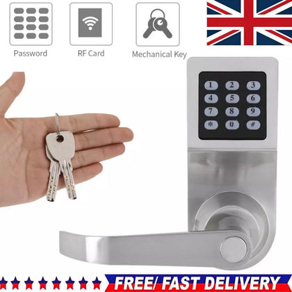 4 in 1 Electronic Door Digital Keypad Card Smart Keyless Security Lock Entry