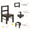 5 in 1 Kids Table and Chair Set Children Building Block Activity Table W/Storage
