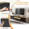 Floating TV Stand w/ Smart LED Lights, Wall Mounted Storage Cabinet for 75 in TV