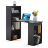 Computer Desk Bookshelves Workstation Corner Study Table Storage Combo