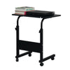 Height Adjustable Mobile Rolling Computer PC Laptop Over Bed Desk Overbed Desk