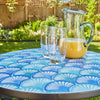 Bistro Set Mosaic Patio Outdoor Garden Furniture Table and Chairs Metal Frame