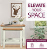 Nest of Tables, 2 Off White Painted Oak Sofa Side Tables, Nesting Coffee Tables