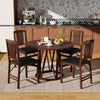 Folding Dining Chairs Set of 2 Foldable Upholstered Kitchen Chairs