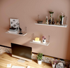 SONGMICS wall shelf, set of 3, floating shelf, decorative shelves 7-2-531