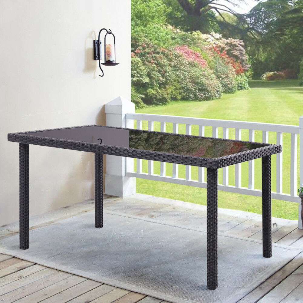 Rattan Garden Furniture Sets 4/6 PCS Rattan Chairs and Table Balcony Bistro Set