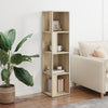 WALPLUS Corner Cabinet Sonoma Oak 33x33x132 cm Engineered Wood Storage Unit