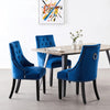Velvet Pull Door Knocker Studded Dining Kitchen Accent Chairs Luxury Windsor