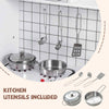 Kids Kitchen Playset Children Pretend Toy Chef Play Kitchen w/Sounds