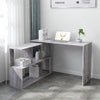 Computer Desk PC Table L-shaped Corner w/Shelves/Drawers Workstation Home Office