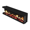 LED Fireplace Media Wall Fire Wall Mounted / Insert Media Electric Heater 50inch